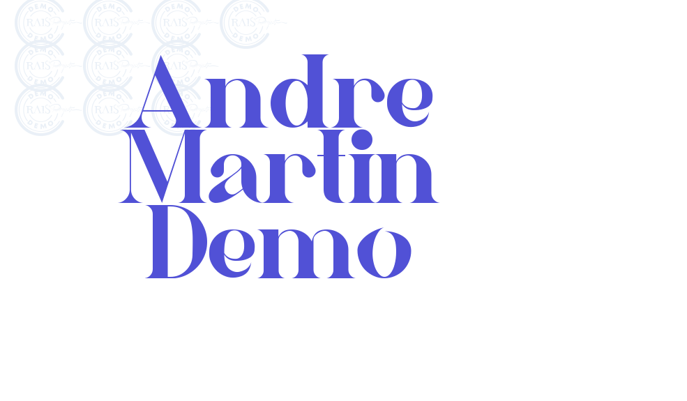 Andre Martin Demo-font-download