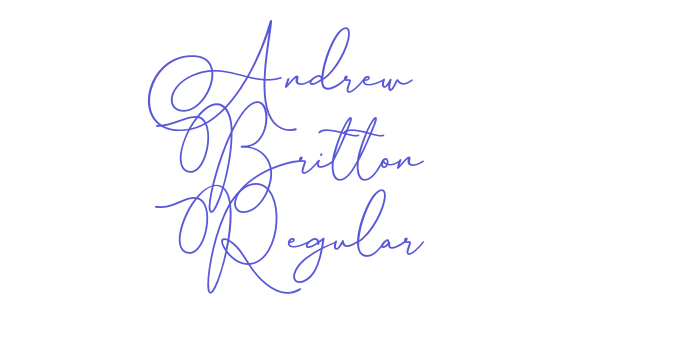 Andrew Britton Regular Font Download