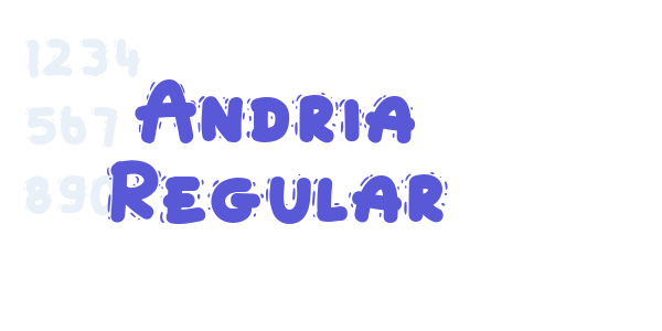 Andria Regular font free