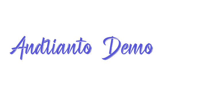 Andrianto Demo Font Download