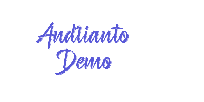 Andrianto Demo Font