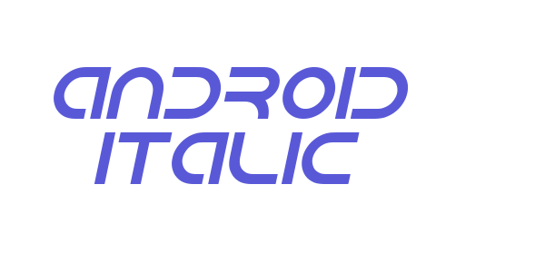 Android Italic font free