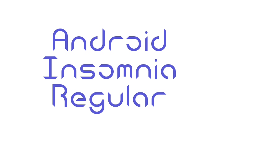 Android Insomnia Regular Font Download