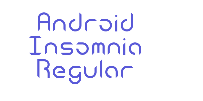 Android Insomnia Regular Font Download