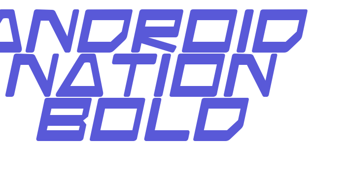 Android Nation Bold Font