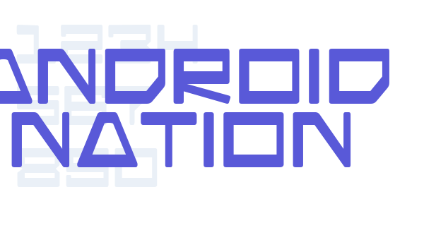 Android Nation Font