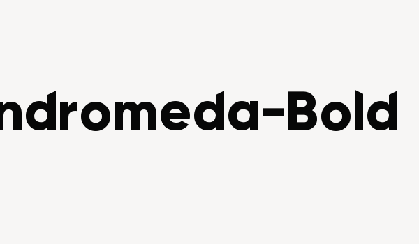 Andromeda-Bold Font