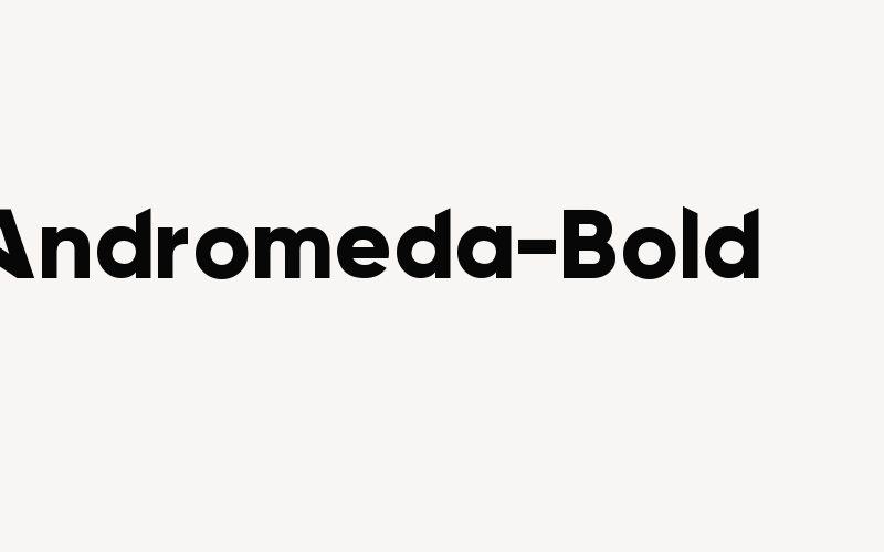 Andromeda-Bold Font