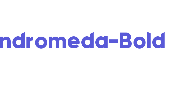 Andromeda-Bold Font Download