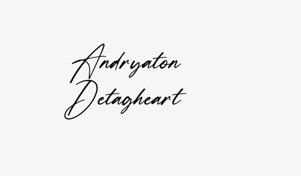 Andryaton Detagheart Font