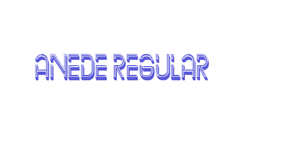 Anede Regular font