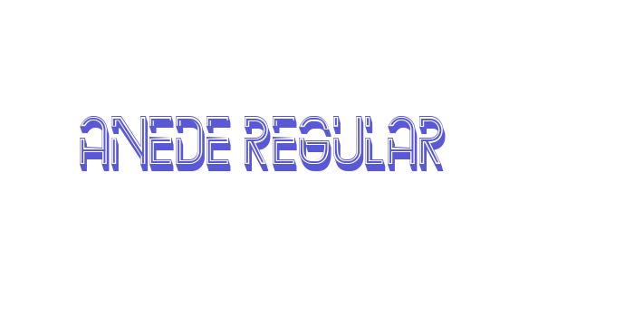 Anede Regular Font Download