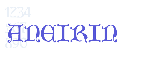 Aneirin font free