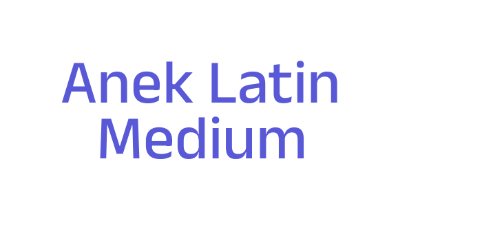 Anek Latin Medium Font Download