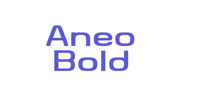 Aneo Bold Font Download