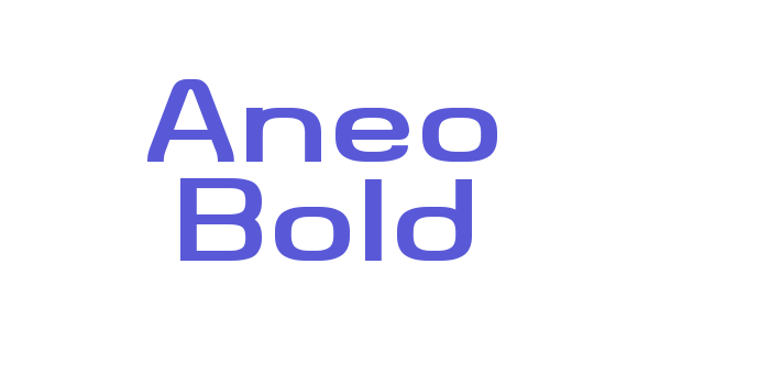 Aneo Bold Font