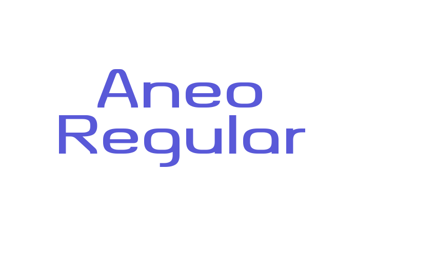 Aneo Regular Font Download