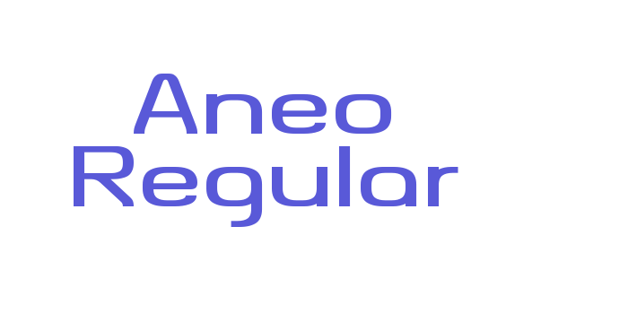 Aneo Regular Font Download