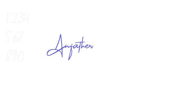 Anfather font