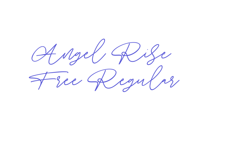 Angel Rise Free Regular Font