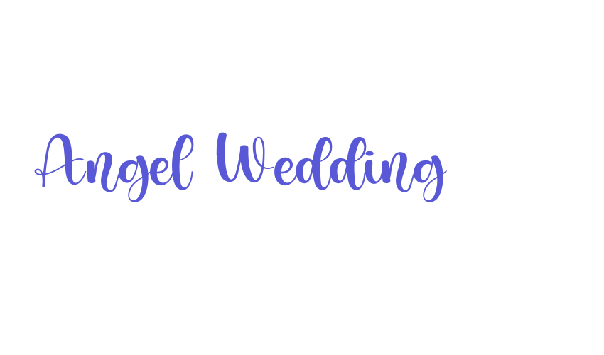 Angel Wedding Font Download