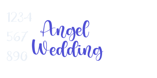 Angel Wedding-font-download