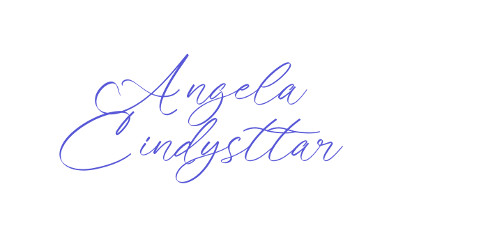 Angela Cindysttar Font Download