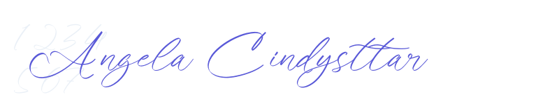 Angela Cindysttar-related font