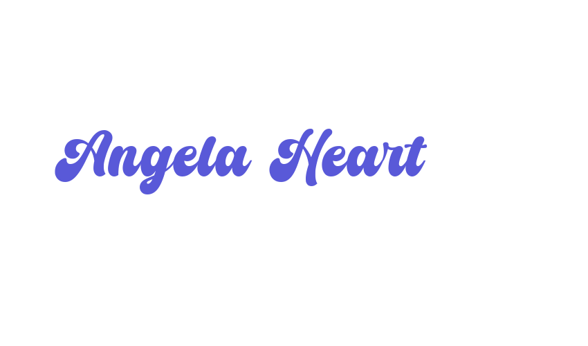 Angela Heart Font Download