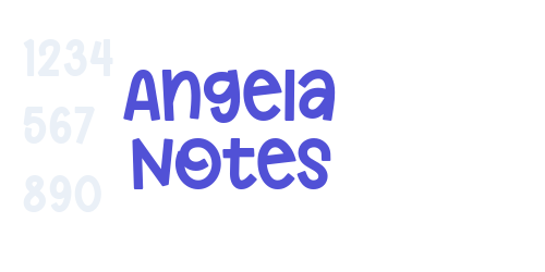 Angela Notes-font-download