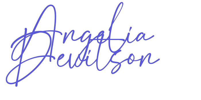 Angelia Devitson Font Download