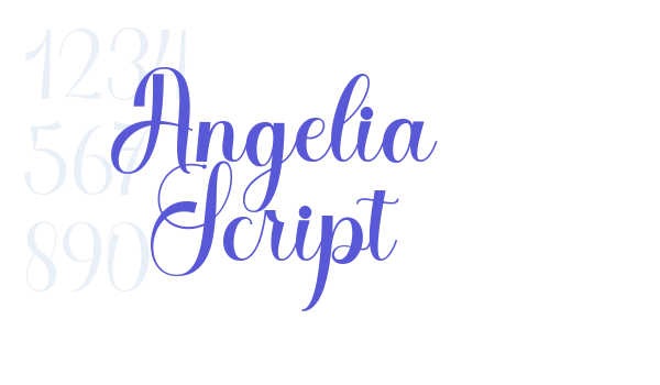 Angelia Script font free