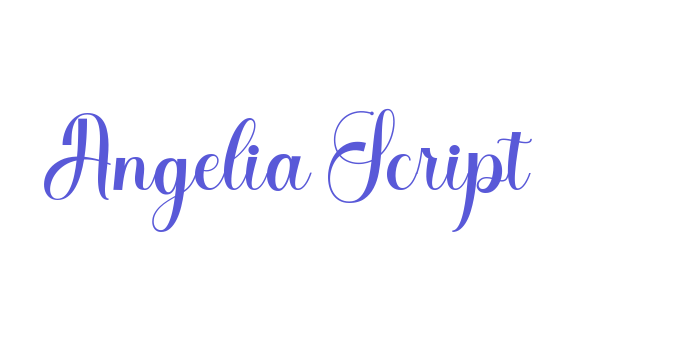 Angelia Script Font Download