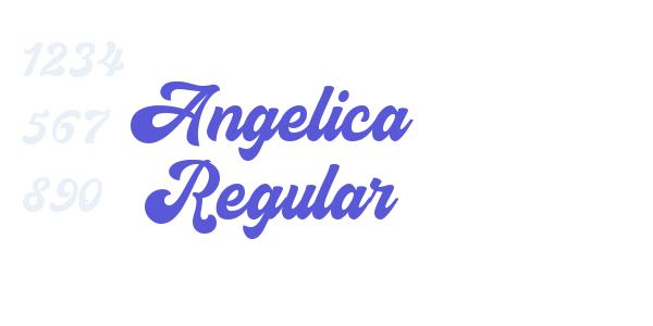 Angelica Regular font free