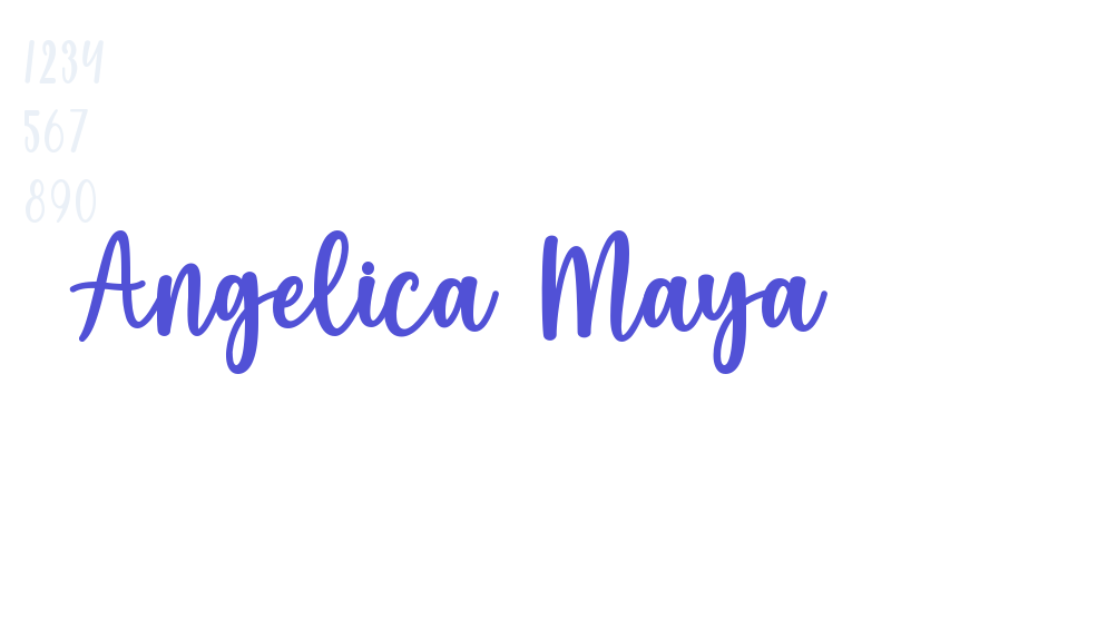 Angelica Maya-font-download