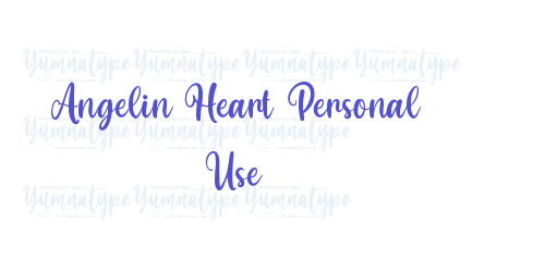 Angelin Heart Personal Use-font-download
