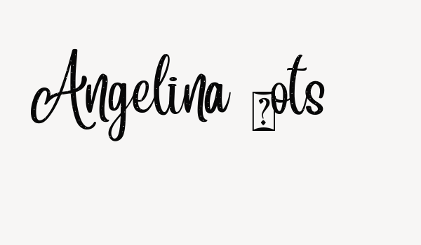 Angelina Dots Font