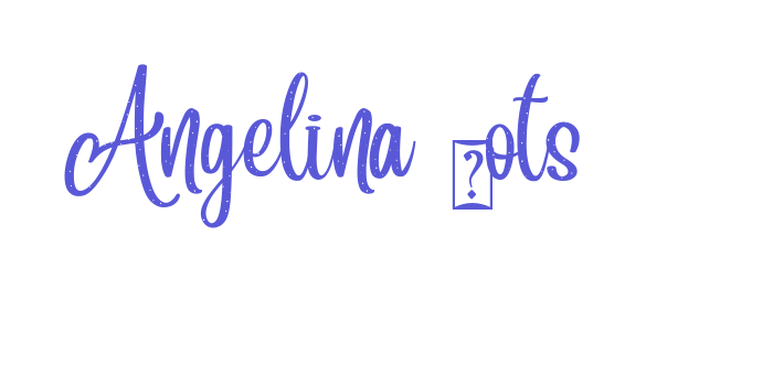 Angelina Dots Font Download