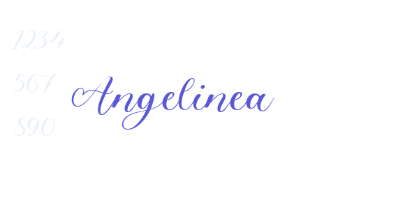 Angelinea font free