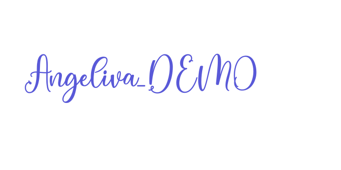 Angeliva_DEMO Font Download