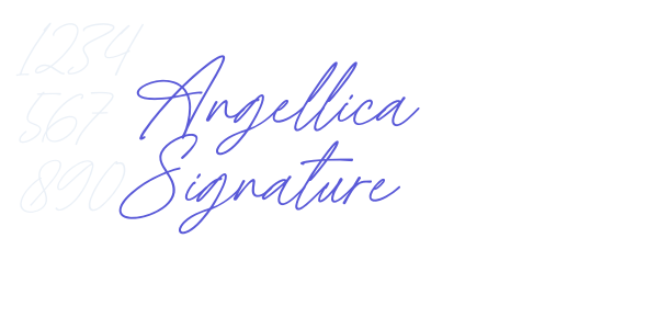 Angellica Signature font free