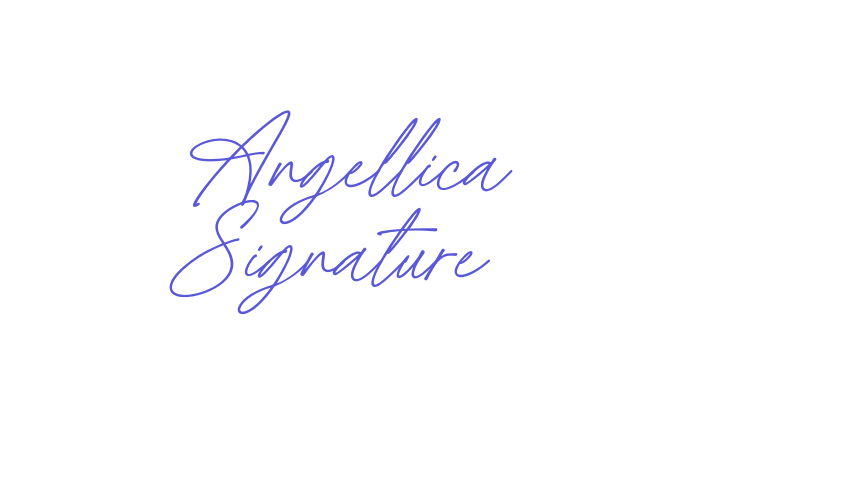 Angellica Signature Font