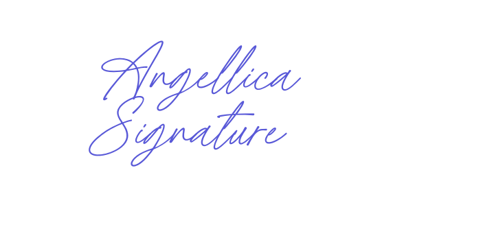 Angellica Signature Font Download