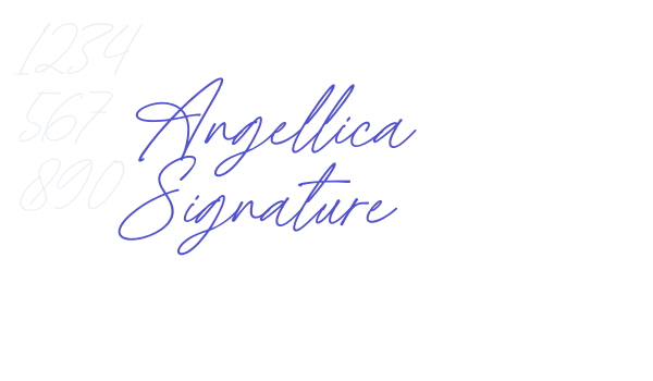 Angellica Signature font download