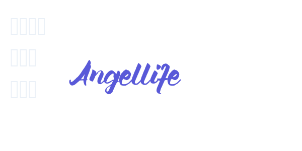 Angellife font free