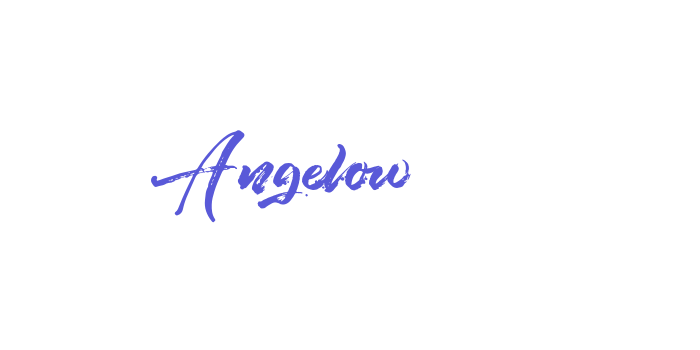 Angelow Font Download