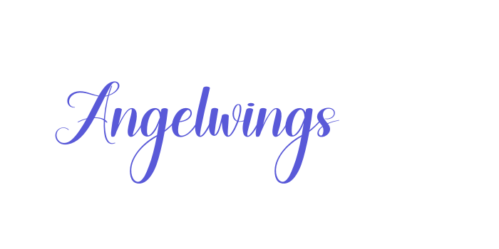 Angelwings Font