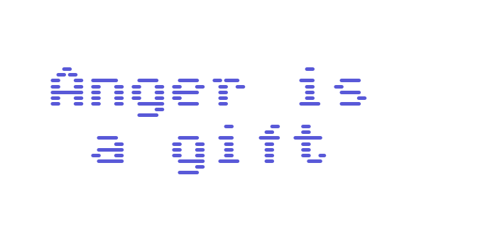 Anger is a gift Font Download