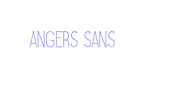 Angers Sans Font Download