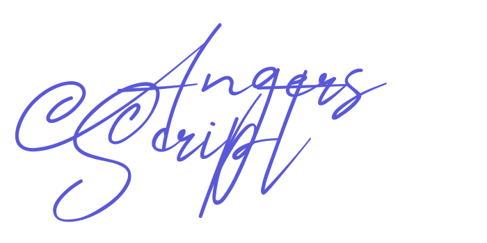 Angers Script Font Download